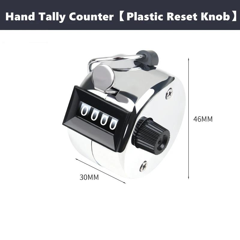 4-Digital Hand Tally Counter Counting Golf Clicker Training Counter 4 Digit Number Hand Held Tally Counter Mini Mechani 1