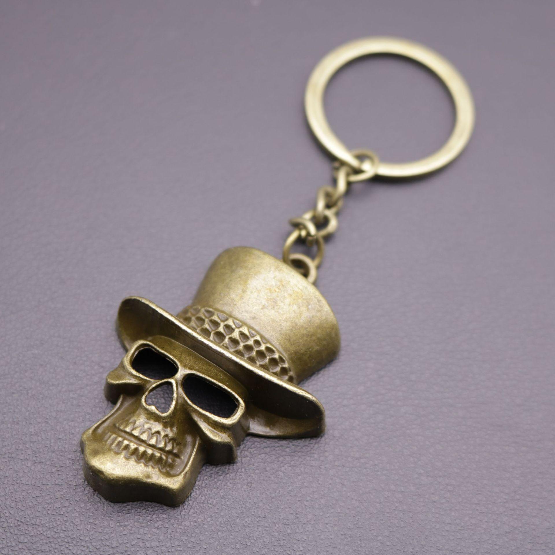 

Горячие продажи ювелирных изделий, минималистская шляпа, брелок с черепом one size