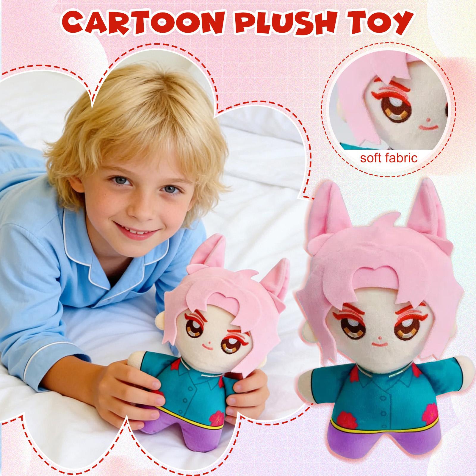 

Плюшевая кукла, Игрушка в подарок, Мультфильм, Детская тряпичная кукла, Детская подарочная подушка One Size