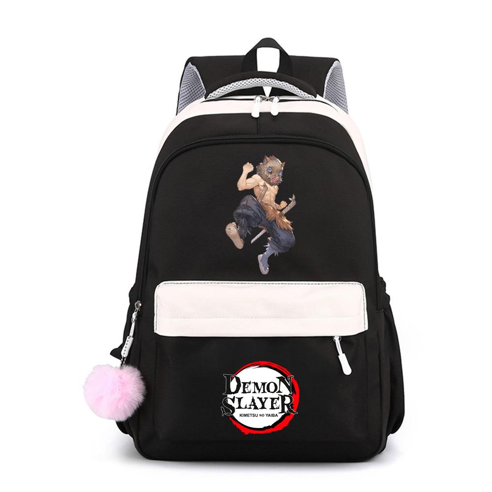 Anime Demon Slayer Printed Large Capacity Waterproof Backpack for Teenger Student Schoolbag Bookbag Gift Travel Bag