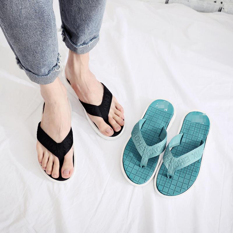 Fashion Summer Mixed Color Bathroom Slippers Classic Men's Flip Flop Male Sandals Breathable Slipper for Men Household Comfortable Shoes