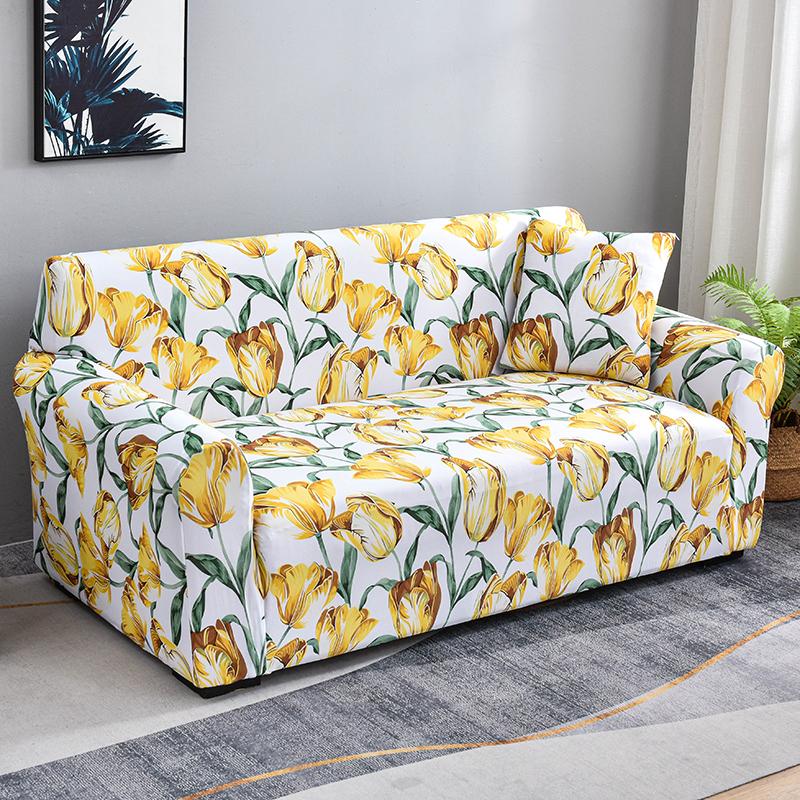 Stretch Sofa Slipcover Spandex Sofa Cover For Living Room Elastic Sofa Towel Furniture Protector Chair Couch Cover L-Shape Cover