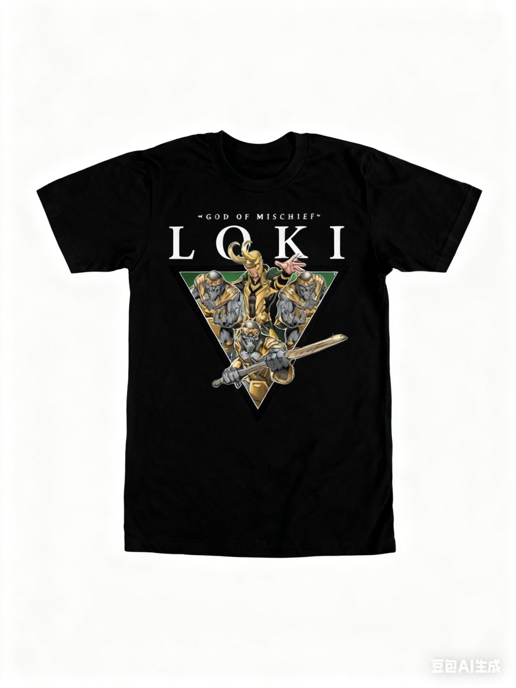 

Genuine 2026 Loki God of Mischief Comic Print Plus Size Men s and Women s Short Sleeve Relaxed Crew Neck T-Shirts 4XL