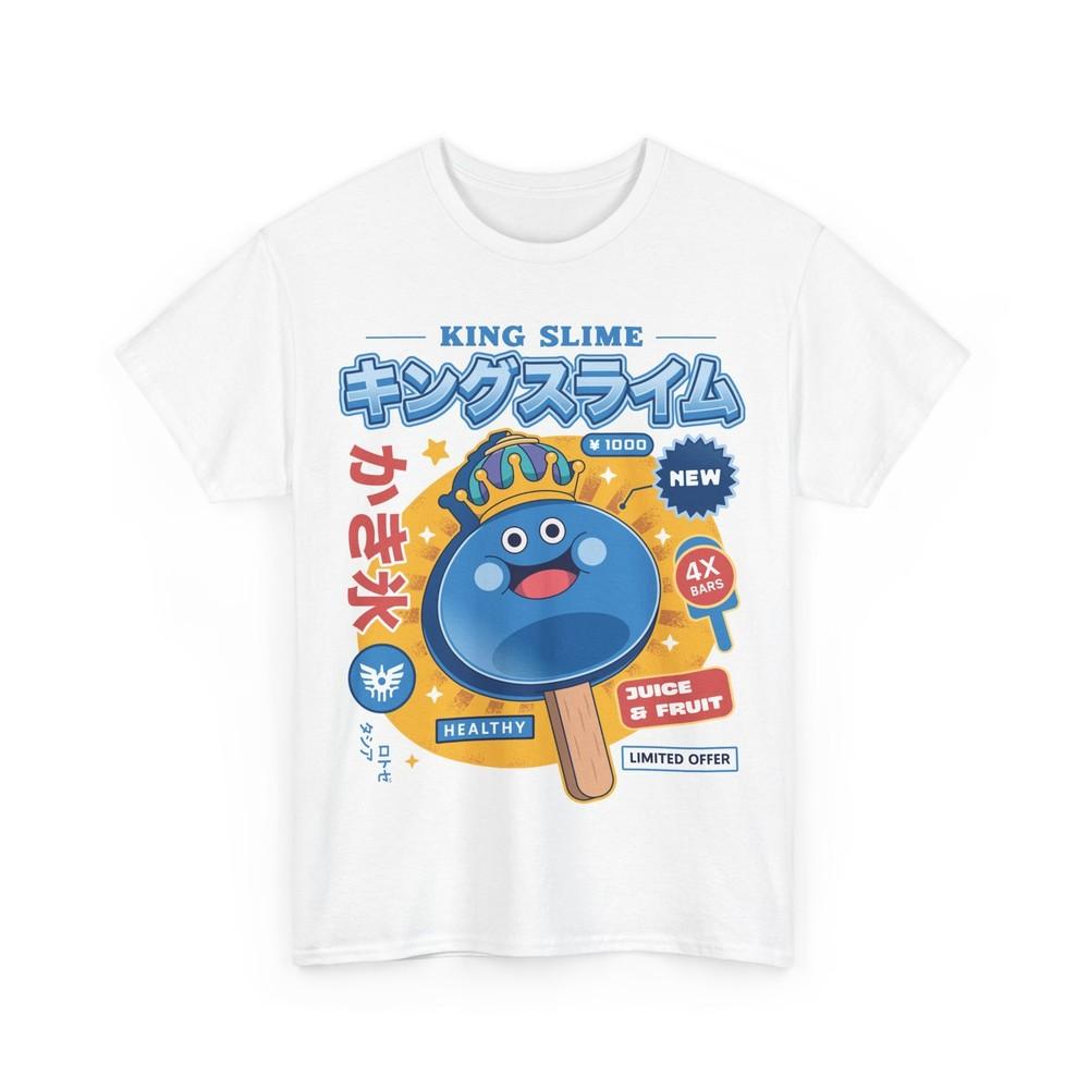 

King Slime Ice Cream Unisex T-Shirt. Dragon Quest Game. Echoes Of An Elusive Age 3XL