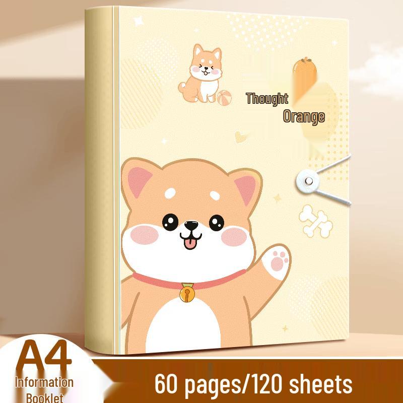 Shuxing A4 60-Pocket PP Document Display Book