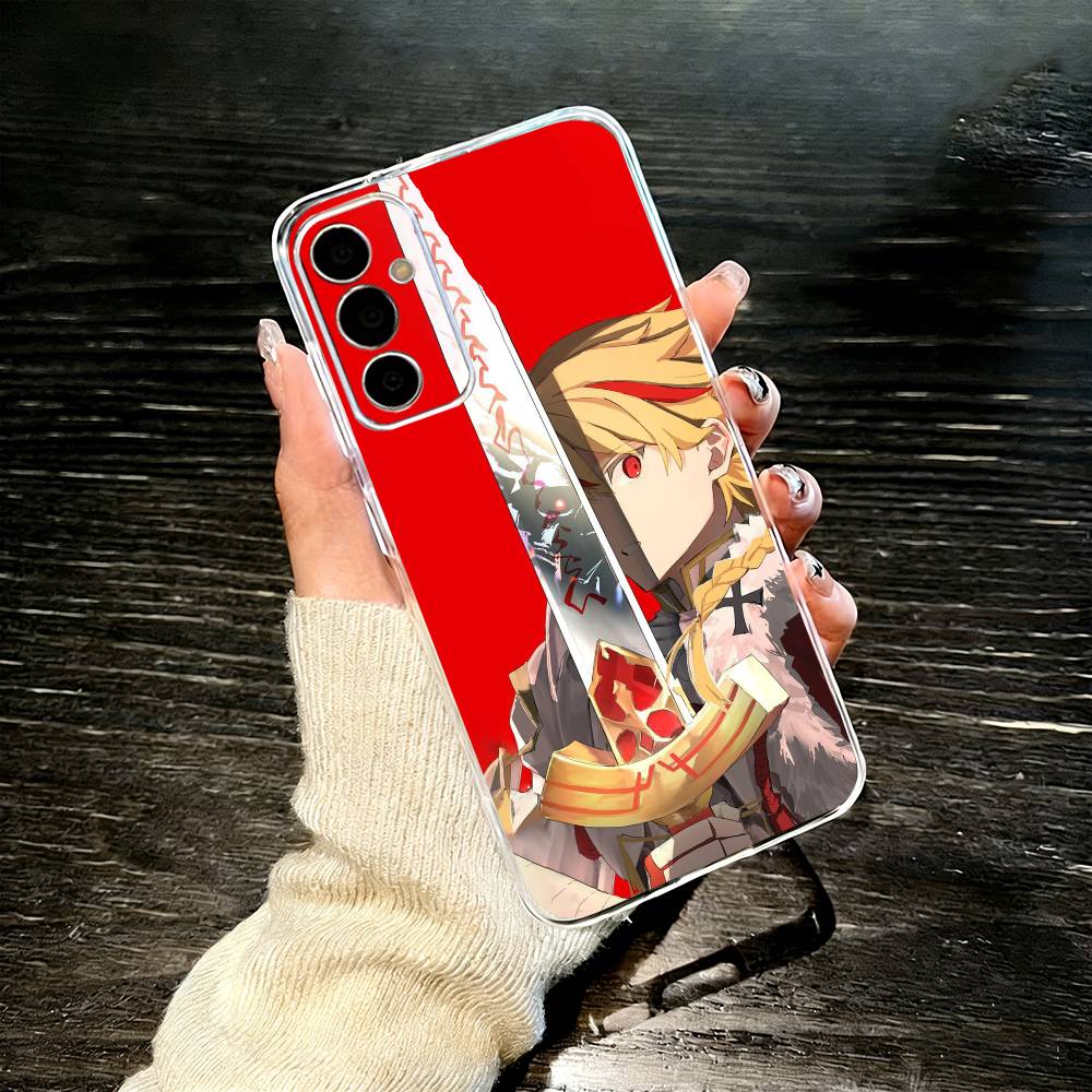 Fate strange Fake Richard I the Lionheart Phone Case For SamsungA10,12,20,21S,30,31,40,50,51,52,70,71 Transparent Cover Samsung a10