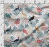 Soimoi Vogel mit Blättern-Druck, Baumwoll-Cambric, Quiltstoff, verkaufter Massenware 42 Zoll breit, mittelschwerer Baumwollstoff, Nähzubehör,