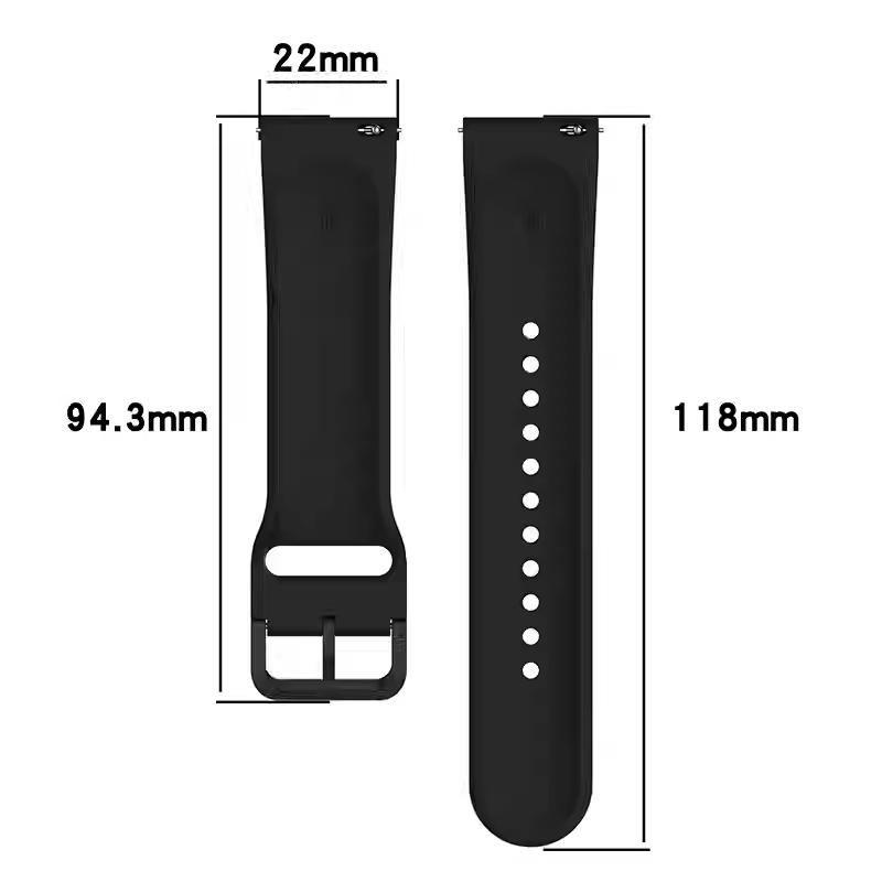 Silicone Band For Realme Watch 5/S2 Smartwatch Accessories Sport Bracelet Correa Realme Watch 2/3/S/3 2 S Pro 22mm Watch Strap