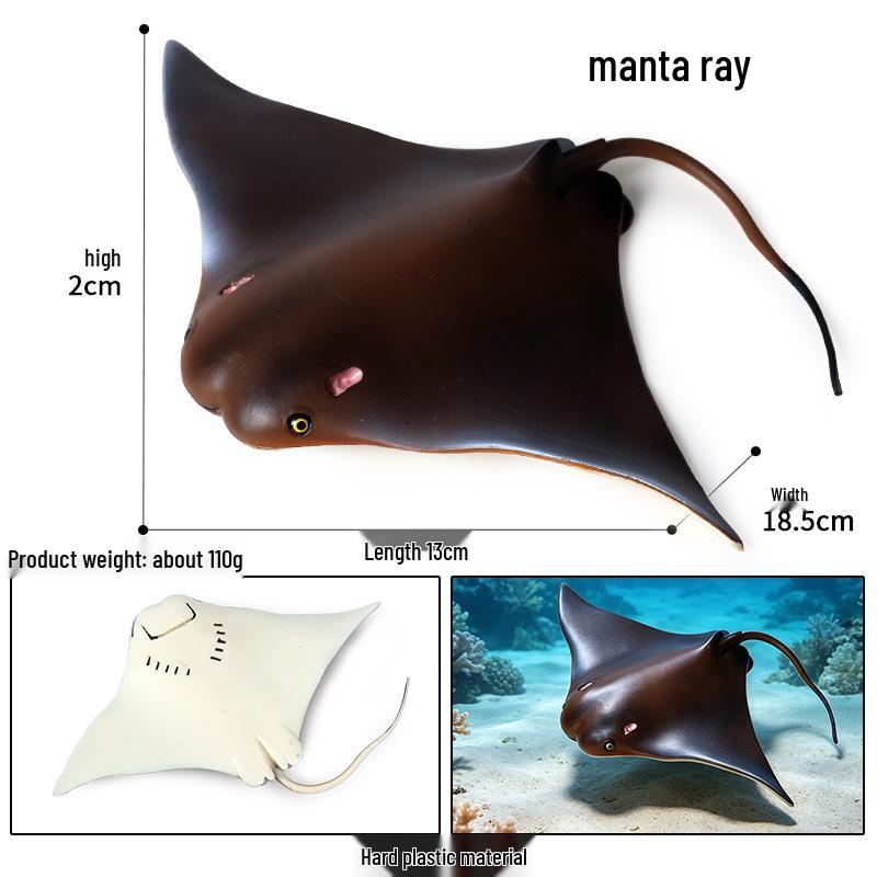 Jucărie Cognitivă pentru Copii: Figurină Pisică de Mare Gigantă, Pisică de Mare, Pește-Liliac, Pește-Soare