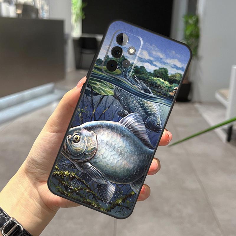 CARP FISHING FISH Case For Samsung Galaxy A12 A32 A52 A05 A36 A56 A26 A16 A53 A33 A13 A55 A35 A15 A14 A34 A54