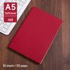 A5 Sheepskin Soft Leather Notebook – Customizable, Logo Printable, Thick Business Office Design