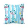 Hangyodon Cute Cartoon Pillowcase Soft Fabric Cushion Cover Decorative Pillow Case Cover Home Square 40*40cm