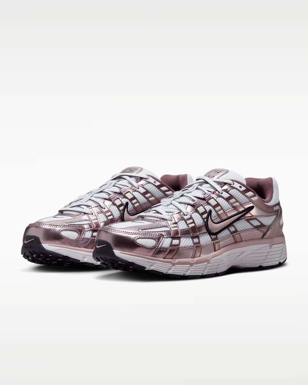 IO3496-103 Nike P-6000 Белый Светло-фиолетовый Оре (Женский) 10W