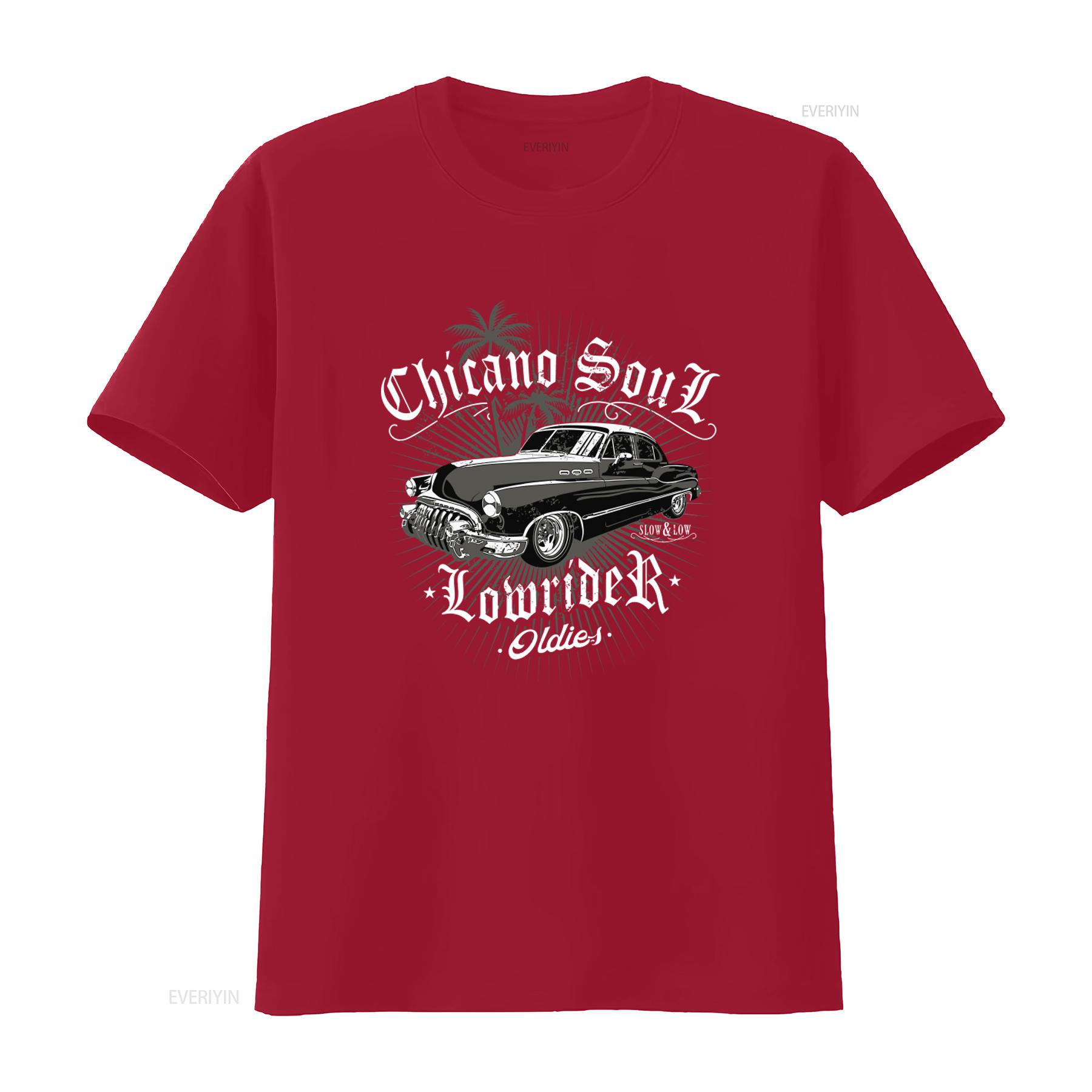 

Chicano Soul Lowrider Oldies Slow Low T Shirt Retro Car Design with Palm Trees Perfect for Vintage Enthusiasts vintage Washed S