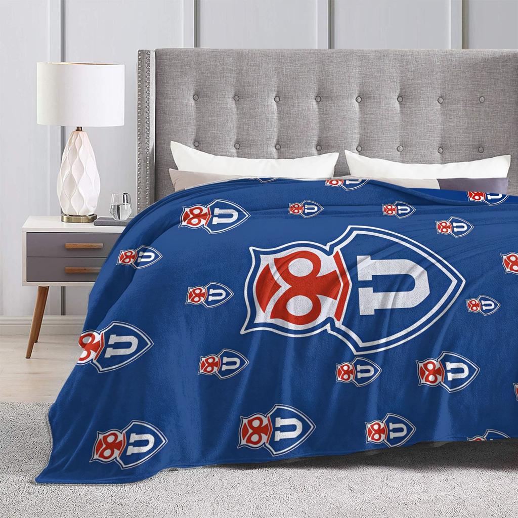 Club Universidad de Chile Copa Chile Flannel Throw Blanket Soccer Blanket for Home Car Super Warm Quilt,