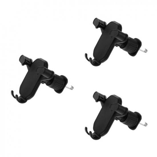 Car Phone Holder Mount: Stable Air Vent Cell Phone Car Mount With Hook Clip -