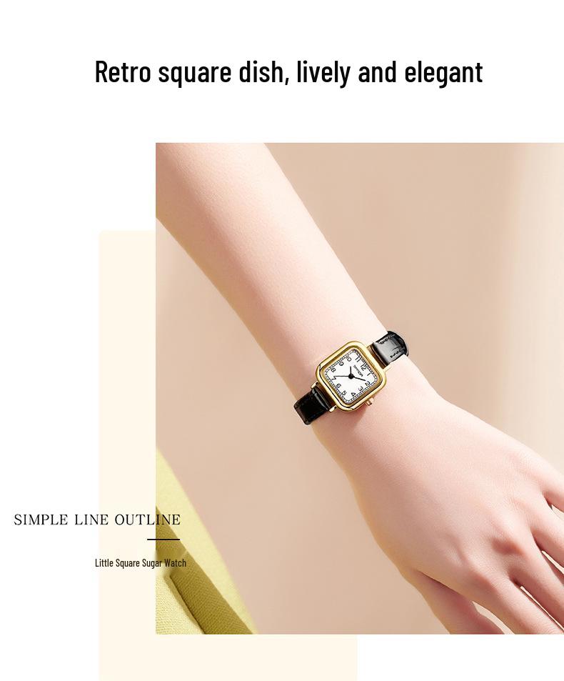 Sanda Women's Fashion Quartz Watch with Leather or Steel Strap - Waterproof and High-End Design.