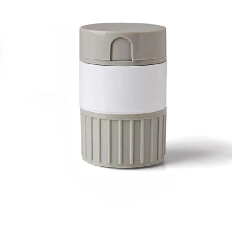 

Многофункциональный 4 в 1 портативный 4-слойный порошок таблеточный станок резак для таблеток разделитель лекарств коробка для хранения дробилка дорожный футляр для таблеток автомобиль none серый