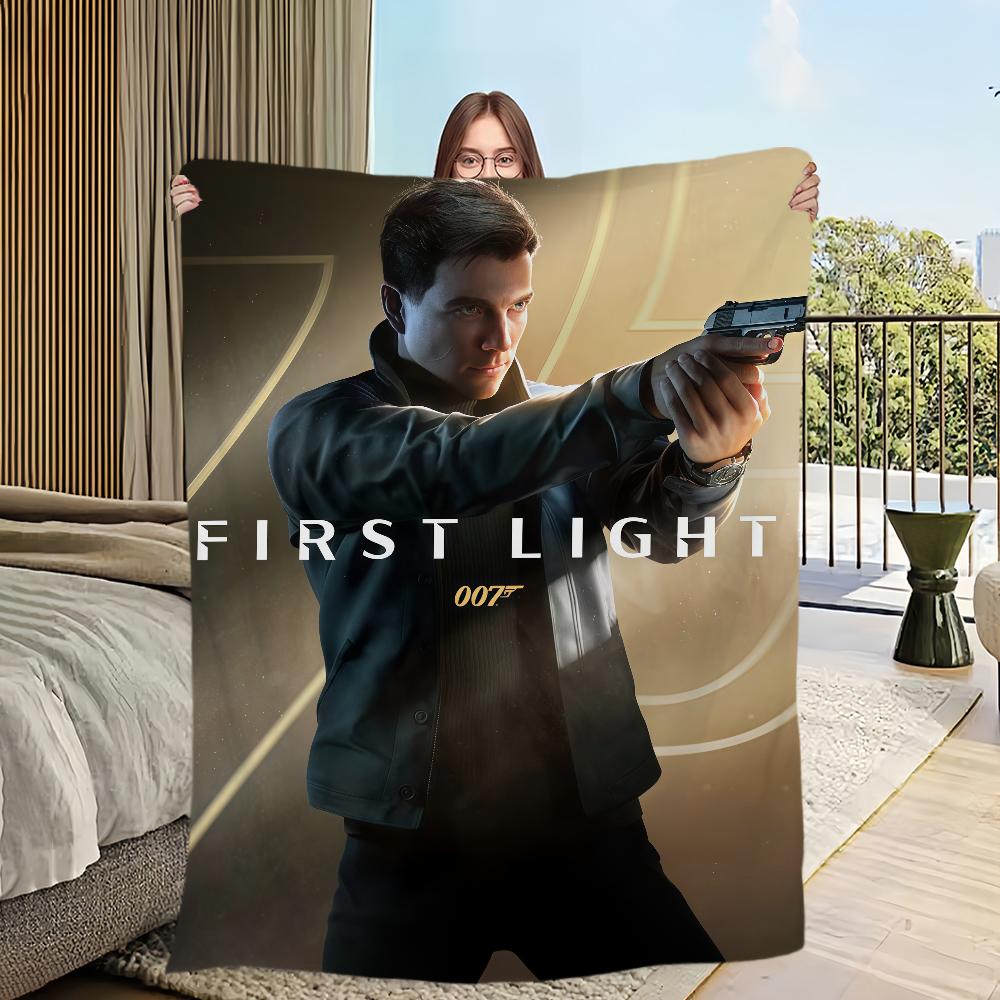 

007 F-First Light Game Blanket For Sofa Room Microfiber Bedding Blanket office Travel Gift Home 30x40in