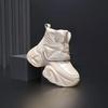Fashion Women's Thick Soled Boots Fashion Casual Platform Boots Plush Warm Snow Boots for Women Winter High Top Cotton Shoes Botas Mujer