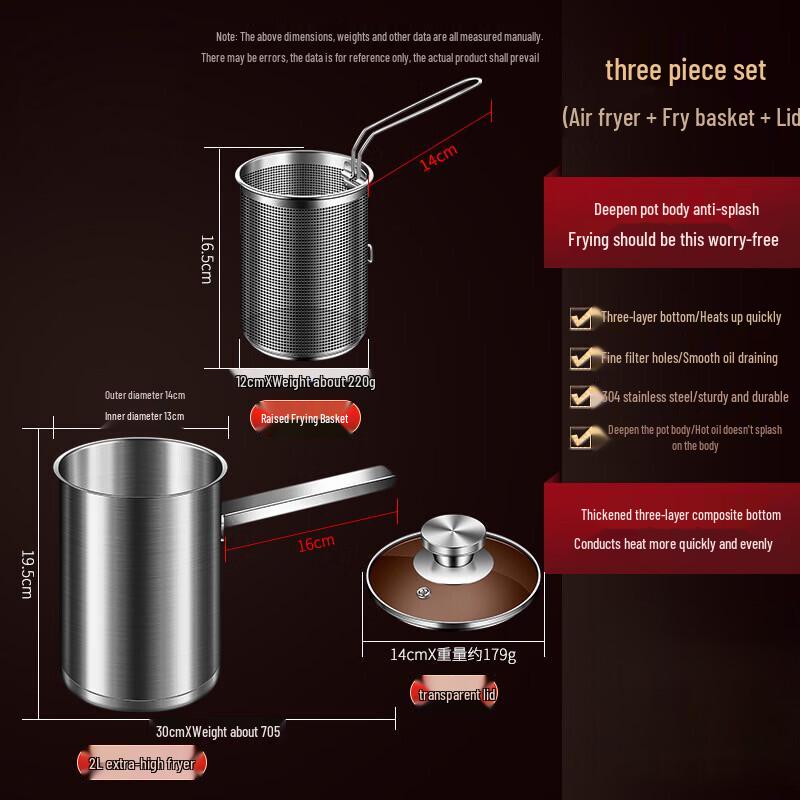 Фритюрница из нержавеющей стали Abay с фильтром