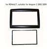 Dual 2 Din Radio Panel, Suitable for RENAULT, Suitable for Megane 2 2002-2009, Car Panel, Dashboard , Decorative Panel, Frame