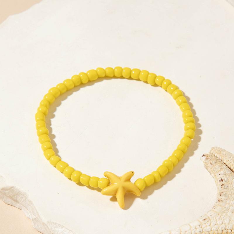 Аксессуары, Богемный Цветной Морской Звезда Многоцветный Бисерный Наборный Женский Браслет