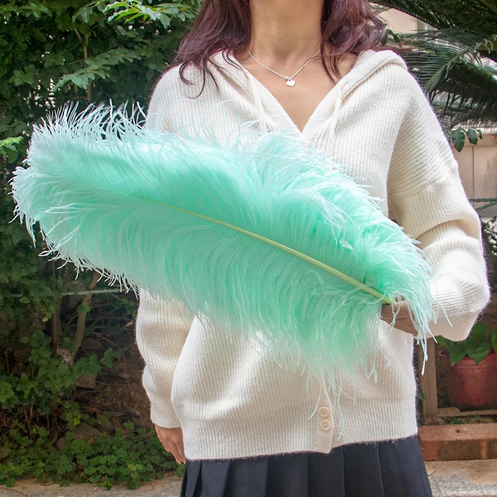 Wholesale Golden Ostrich Feathers Big 15-60CM Ostrich Plume for Wedding Party Home Decor Table Centerpieces Carnival DIY Crafts
