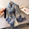 Polyester Tourism Long Shawl 185*120cm Neckerchief Luxury Bandanas  Female Accessories