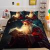 Christmas Gift 3D Printed Polyester Pillowcase Quilt Cover Two Or Three-Piece Set Is Available