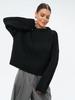 Winter Round Neck Pullover Loose Solid Color Long Sleeved Sweater For Women