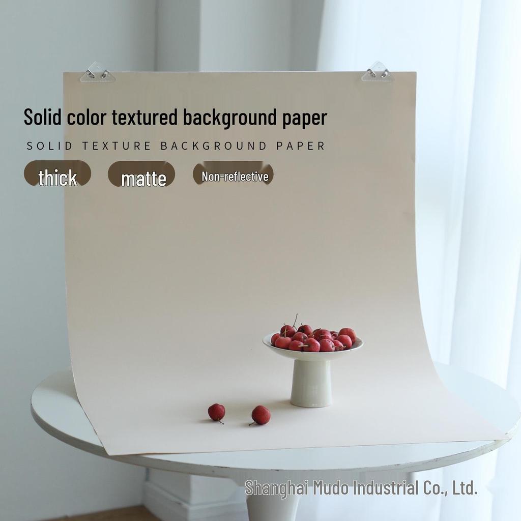 Solid Color Photography Background Cloth - Large Cardstock for New Chinese Spring Festival, Jewelry, Tea Leaves, and Product Photography.