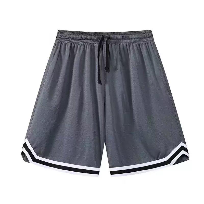 Løse hurtigtørkende basketballshorts i mesh for menn - Unisex sommer is-silke strand treningsklær