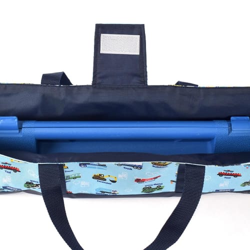 COLORFUL CANDY STYLE Full Throttle Working Vehicle Case, Water-Repellent and Lightweight, Light Blue, for Boys (NN300800)