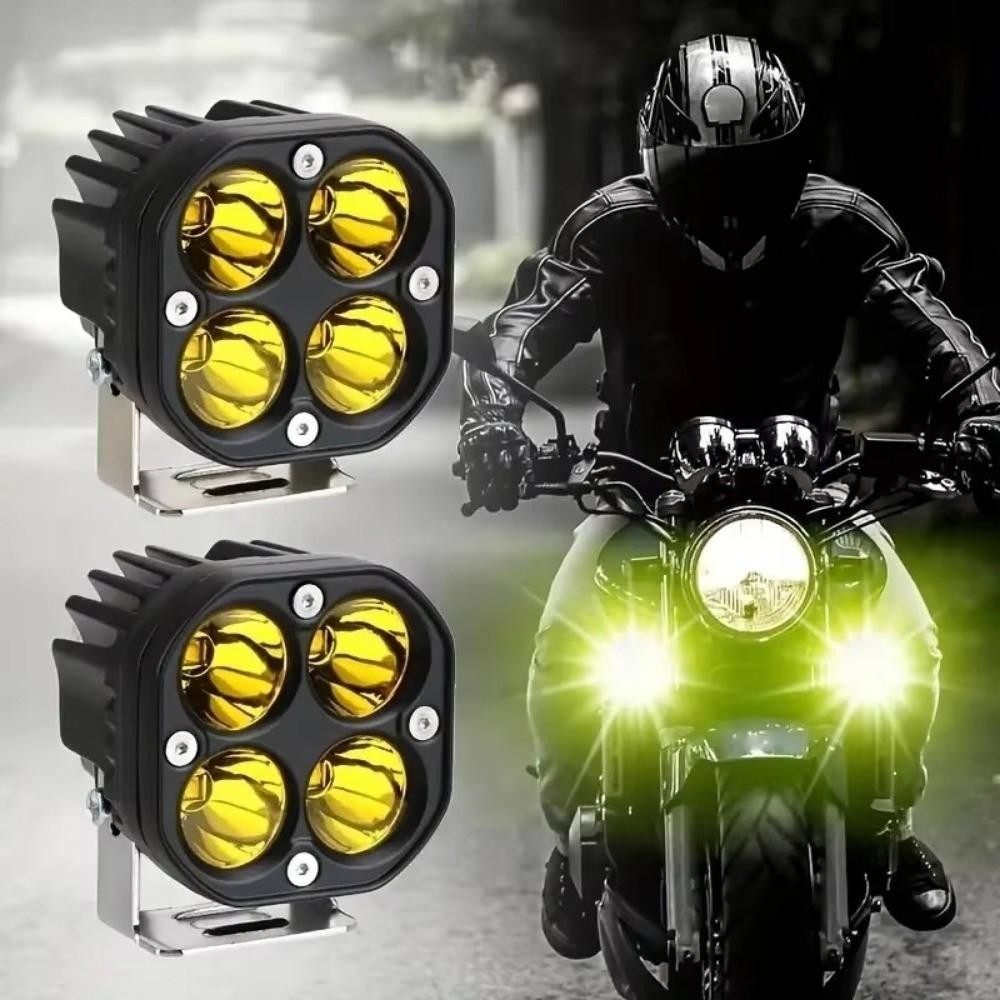 Waterproof Driving Moto Spotlights 12V 24V Car Fog Lamp Motorcycle Work Light  Motorcycles