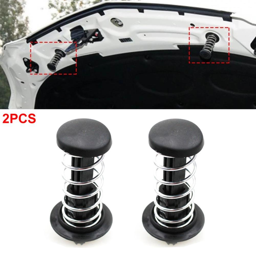 2pcs Black Bonnet Hood Spring Car Fastener Clips Hood for Mercedes Benz C E S SL SLK Class