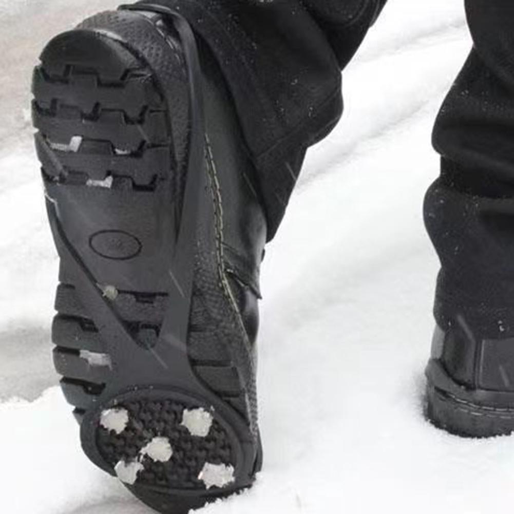1 Pair 5 Studs Anti-Skid Ice Snow Camping Walking Shoes Winter Safety Boots Universal Professional Climbing Crampons