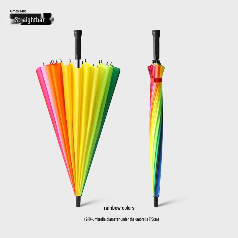 Caderno 24-Rib Windproof Long Handle Umbrella