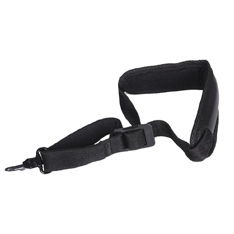 Leather Padded Saxophone Adjustable Neck Strap with Snap Hook for Alto Tenor Sax