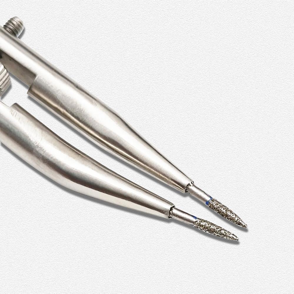 1 piece Dental Jacket Grip Forceps Crown Spreader Remover dental Diamond Pin Plier Crown Telescope Tweezer Jaw