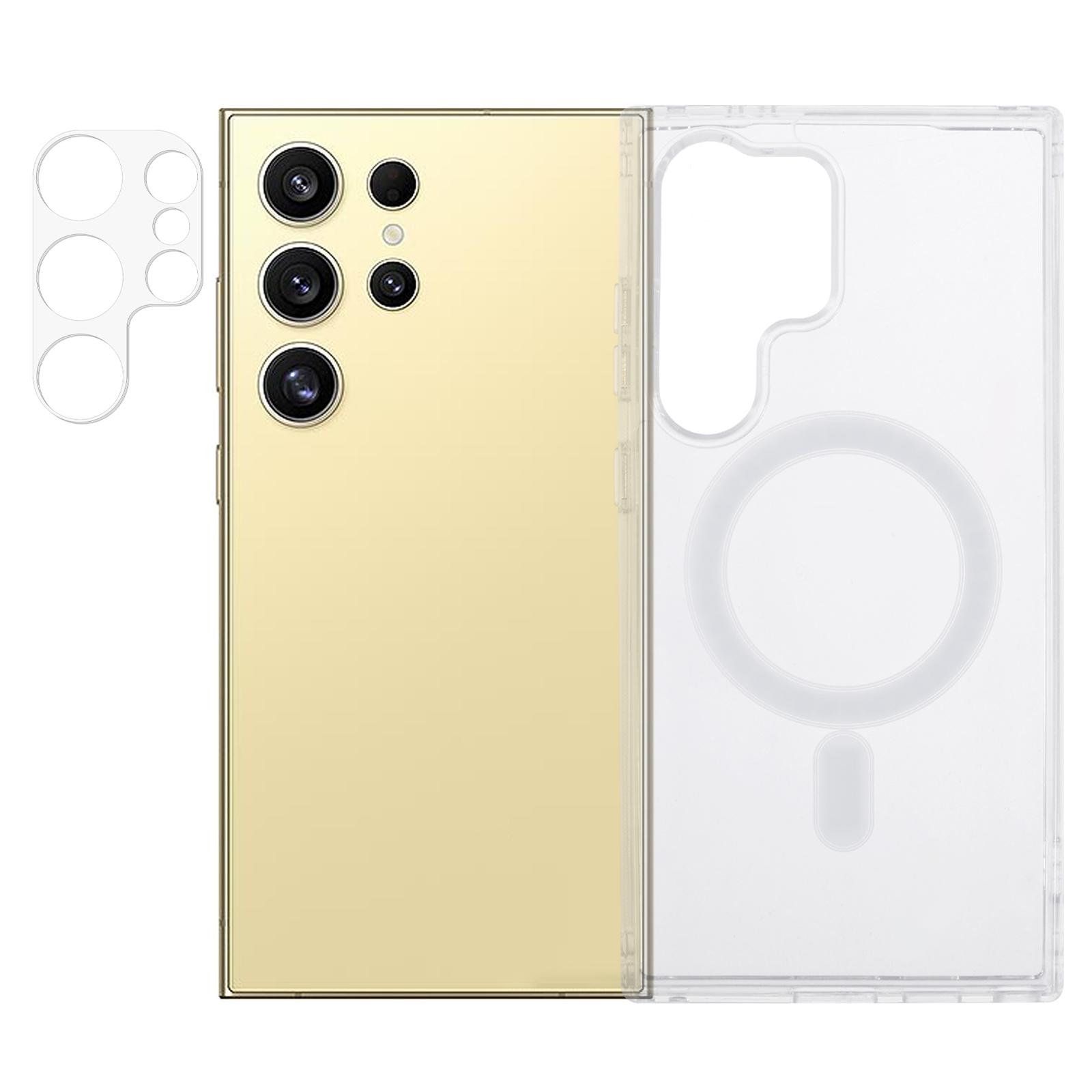 

Чохол для Samsung Galaxy S25 Ultra з ТПУ+акрилу, чохол для телефону з прозорою плівкою для об єктива Style A