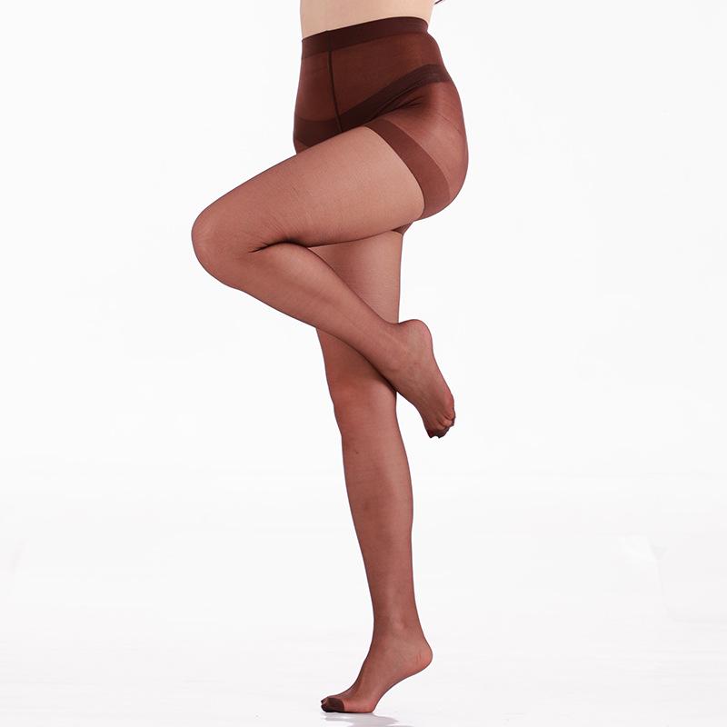 Collant in Seta Taglie Forti 30D - Cavallo Anti-strappo, Collant Primavera/Estate per Donna