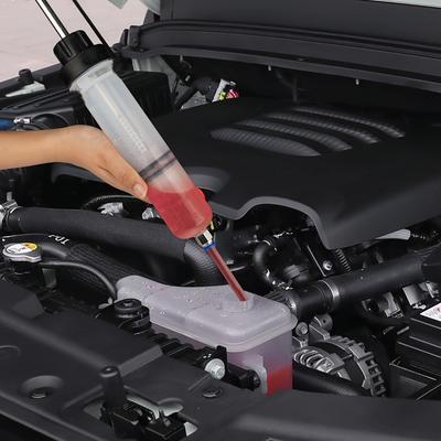 Manueller Ölwechsel-Injektor mit Schlauch – 7 oz/0,21 Quart (200 ml) Kfz-Flüssigkeitsabsaugpumpe für Autos, LKWs, SUVs