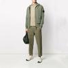STONE ISLAND Zip Cotton Hoodie Men Hoodies Military-Green 721564251-V0058