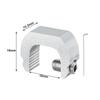 Aluminum Alloy Window Lock Stopper Adjustable Anti-theft Sliding Door Limiter Security Sliding Frame Plug Sliding Sash Stopper