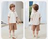 [Ice Cocoa] Mini Balabala Men's and Women's Sleepwear with Temperature Control, Quick Drying, and Cool Feeling for Baby Home Clothes Set Summer
