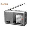 Tragbares Radio Robuste Konstruktion Benutzerfreundlich Kompaktes Design Kleines batteriebetriebenes wiederaufladbares FM/AM-Radio