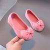 Kinder Lederschuhe Frühling Herbst Süße Ballerinas für Mädchen Weiche Sohle Vielseitig Kinder Prinzessin Mode Tanz Loafer