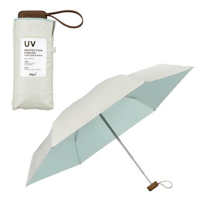 Parasol Inside Color Tiny Off Folding Umbrella for Commuting To School or Travel Stylish Cute Women [2025] Wpc. Light-shielding 801-12973-102