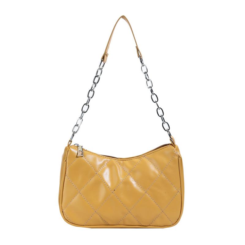 Einfacher Diamantstickfaden neuer lässiger Modetrend einzelne Schulter tragbare Damen Achseltasche